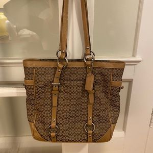 Coach Signature Fabric Purse